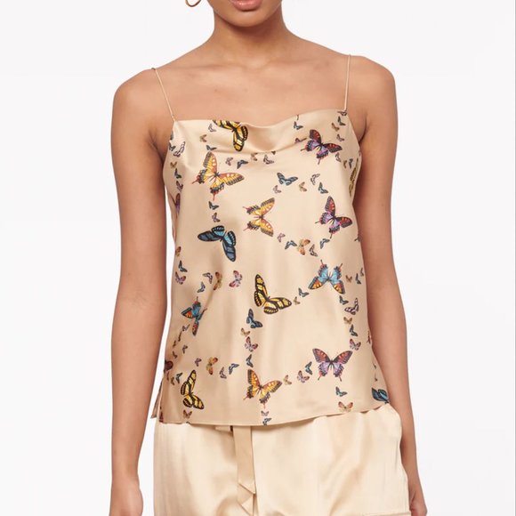 CAMI NYC Axel Camisole in Butterfly print - Picture 5 of 5